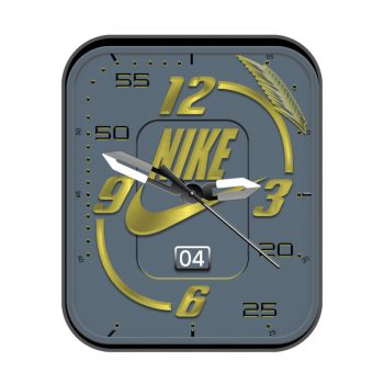 nike耐克莫兰迪蓝金色羽毛表盘.clock