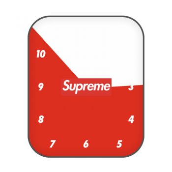 Supreme红白表盘.clock