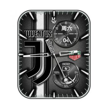 泰格豪雅手表TAG HEUER尤文图斯JUVENTUS黑色机械表盘.clock