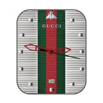 GUCCI古驰红绿条纹蜜蜂表盘.clock