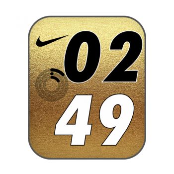 nike耐克黄金数字表盘.clock