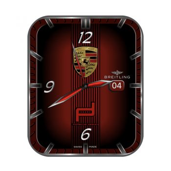 Porsche保时捷红色渐变表盘.clock