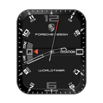 Porsche保时捷黑色机械刻度表盘.clock