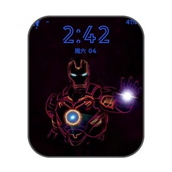 Ironman漫威系列钢铁侠人物动态表盘.clock