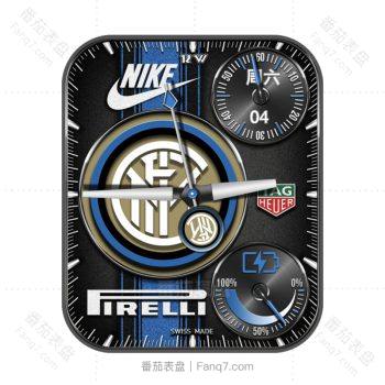 泰格豪雅手表TAG HEUER耐克nike黑色机械表盘.clock