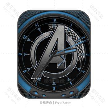 avengersmsicopy蓝黑网状旋转动态表盘.clock