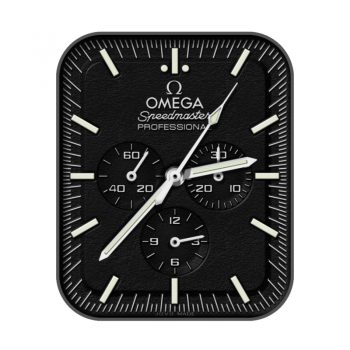 OMEGA 欧米茄 Speedmaster 超霸系列全自动机械黑白色表盘.clock