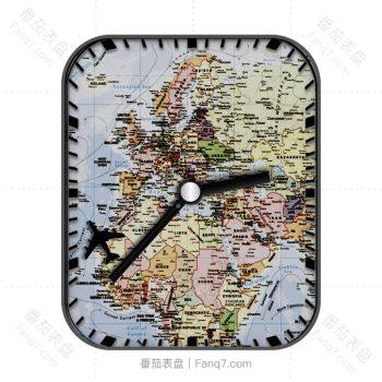 世界地图表盘.clock