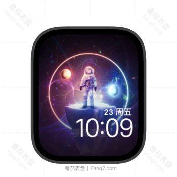 冰与火的宇航员太空人苹果iwatch壁纸表盘.watchface