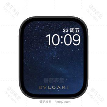 宝格丽梦幻星空苹果iwatch壁纸表盘.watchface