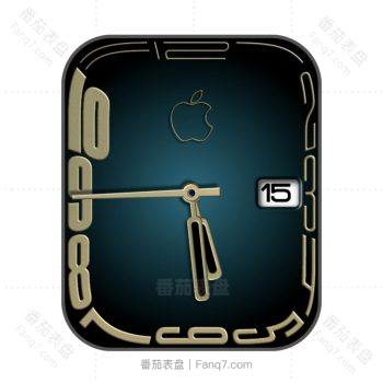 watch S7独占Continuum蓝色渐变静态表盘.clock