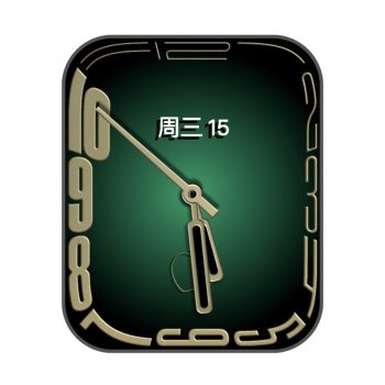 watch S7独占Continuum绿色渐变静态表盘.clock