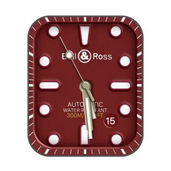bell & ross 柏莱士红色简约表盘.clock