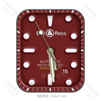 bell & ross 柏莱士红色简约表盘.clock