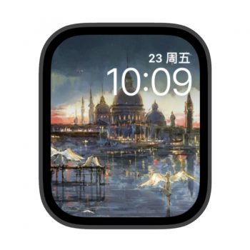 雄伟高大的王城苹果iwatch壁纸表盘.watchface