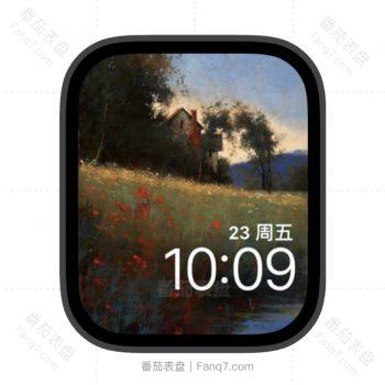 清晨的乡野苹果iwatch壁纸表盘.watchface