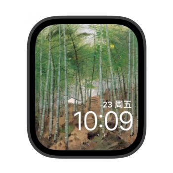 山里的竹林苹果iwatch壁纸表盘.watchface