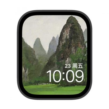 奇形怪状的山苹果iwatch壁纸表盘.watchface