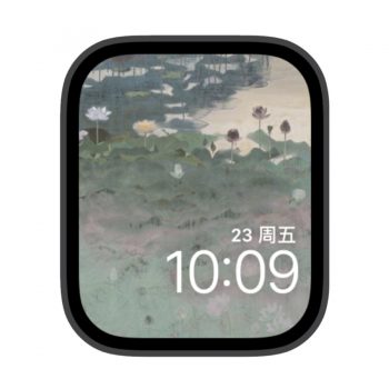 静美的荷花苹果iwatch壁纸表盘.watchface