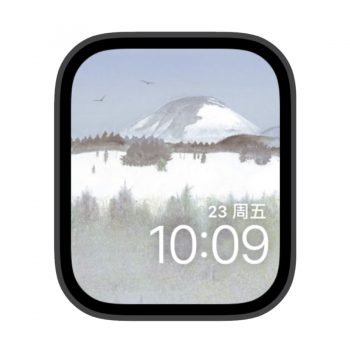 远方的雪山苹果iwatch壁纸表盘.watchface