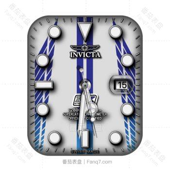 INVICTA 英氟他GTR: Brian O’Conner 速度与激情蓝白表盘.clock