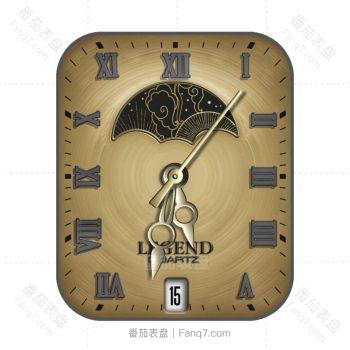 Legend瑞士传奇太阳黄色表盘.clock