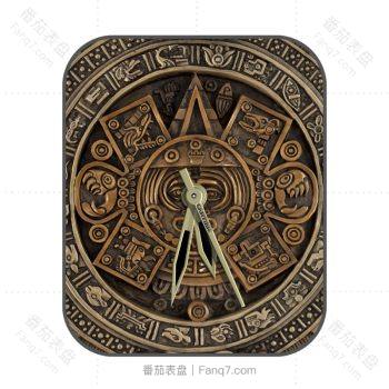 Mayan Art玛雅艺术古铜色表盘.clock