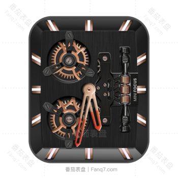 MINIFOCUS福克斯黑色机械表盘.clock