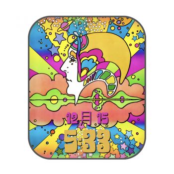 Peter Max 波普艺术彼得·马克思彩色表盘.clock