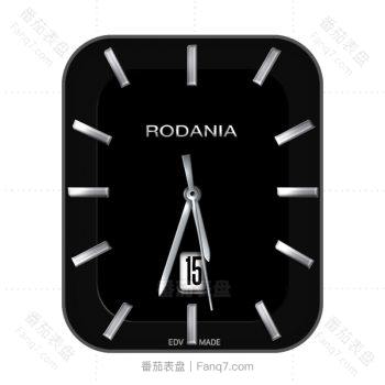 RODANIA罗唐娜黑色简约表盘.clock