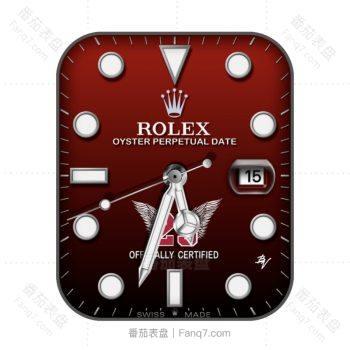 劳力士ROLEX红色乔丹篮球表盘.clock