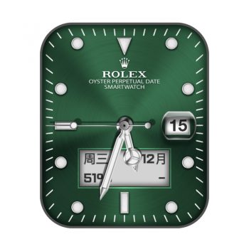 劳力士ROLEX绿色光面绿水鬼表盘.clock