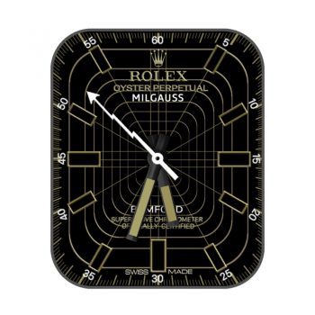 劳力士ROLEX黑色玫瑰金网格表盘.clock