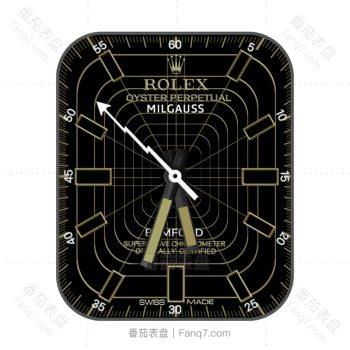 劳力士ROLEX黑色玫瑰金网格表盘.clock