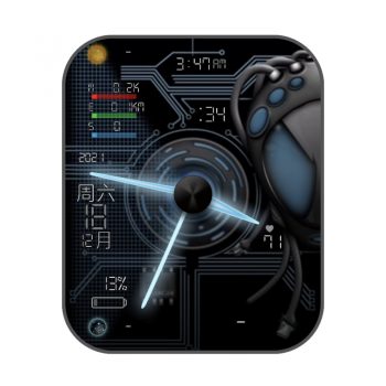 bAdGB外星机器黑色机械表盘.clock