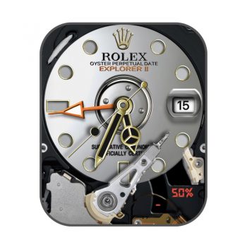 劳力士ROLEX银色转盘表盘.clock