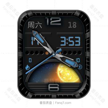 太阳火热机械表盘.clock