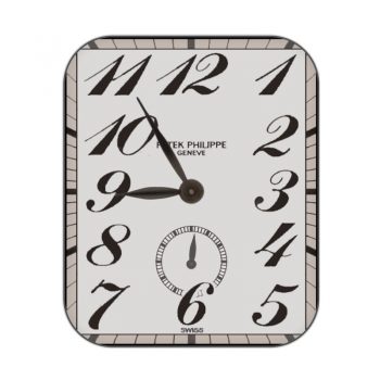 partek philippe百达翡丽手绘罗马数字米白表盘.clock