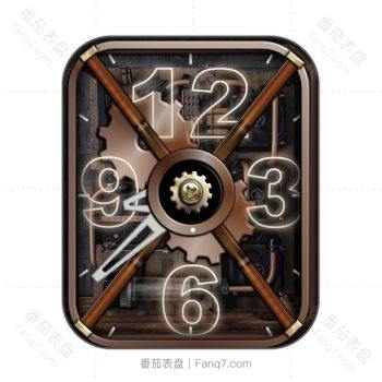 Bits & Pieces棕色玫瑰金机械表盘.clock