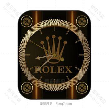 劳力士ROLEX古铜色黄金编织圈表盘.clock