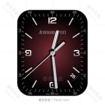 爱彼Audemars Piguet暗红渐变黑色表盘.clock