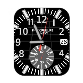 partek philippe百达翡丽嫩绿黑色斑马格白色刻度表盘.clock