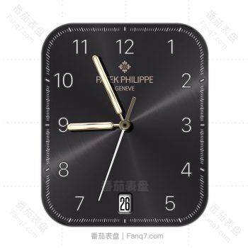 partek philippe百达翡丽黑色光线高级表盘.clock