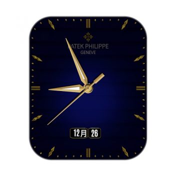 partek philippe百达翡丽深蓝渐变黑表盘.clock