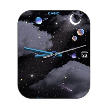 casio卡西欧星空宇宙行星表盘.clock