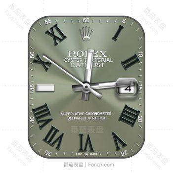 劳力士ROLEX嫩绿色光影表盘.clock