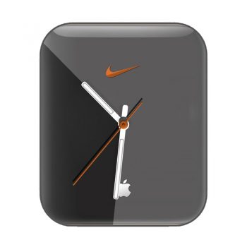 nike+苹果logo简单表盘.clock