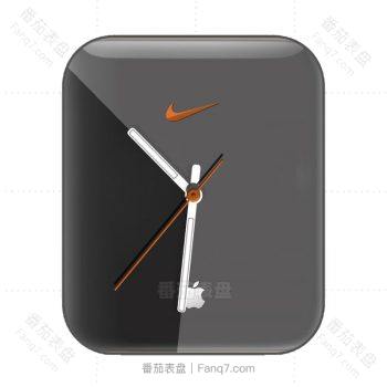 nike+苹果logo简单表盘.clock