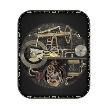 Jacob&co 杰克宝菱形背景陀飞轮金矿机表盘.clock