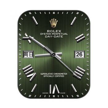 劳力士ROLEX深绿色光影表盘.clock